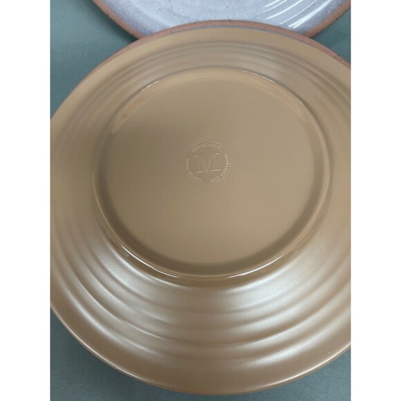 100% Melamine Dinner Plates Shatter Proof Dishwasher Safe Brown Purple Lot of 6 - Picture 4 of 5